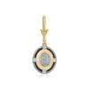 Series Fireball Oval Pave Pendant