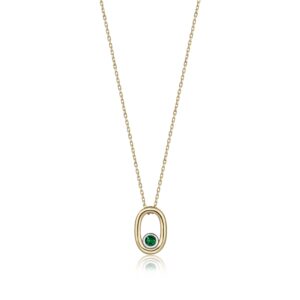 Series Fireball Solitaire Gemstone Necklace
