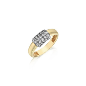 Series Fireball Round Diamond Ring