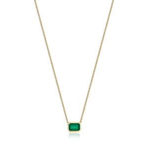 Series Galaxy Mini Emerald Necklace