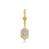 Series Stardust Hexagonal Pave Diamond Pendant