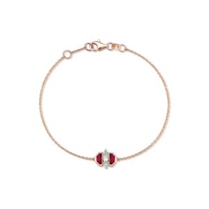 Series Galaxy Half Moon Ruby Bracelet