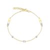 Series Galaxy Oval Diamond Chain Bracelet