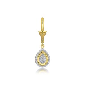 Series Stardust Pear Shaped Pave Diamond Pendant