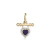 Series Love Sapphire Heart Charm