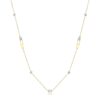 Series Galaxy Oval Diamond Chain Necklace