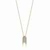 Series Fireball Three-Diamond Necklace