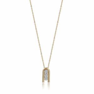 Series Fireball Three-Diamond Necklace