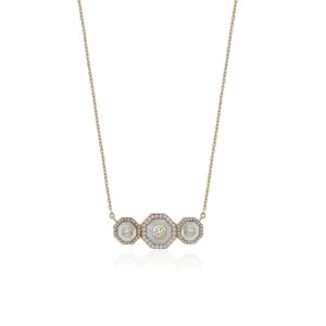 Series 8 Pearl & Diamond Triple Necklace