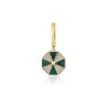Series Galaxy Green Diamond Charm