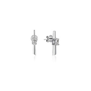 Series Stardust Solitaire Diamond Bar Earring
