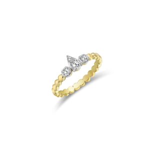 Series Moonlight Pear-Cut Diamond Ring