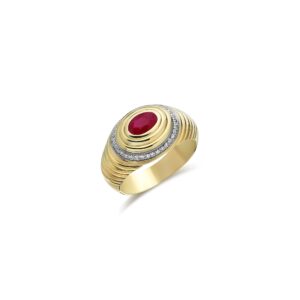 Series Moonlight Oval Ruby Ring