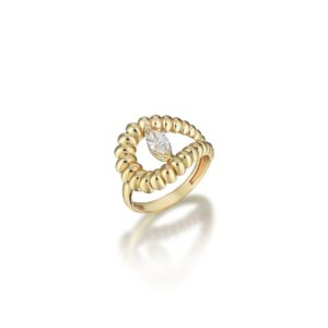 Series 7.83 Marquise Twist Pinky Ring