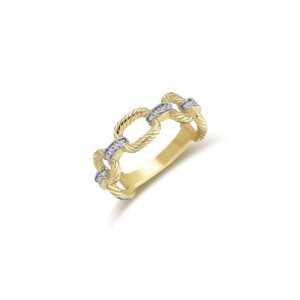 Series The Universe Bold Chain Diamond Ring