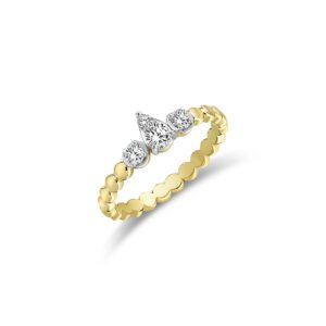 Series Moonlight Pear-Cut Diamond Ring