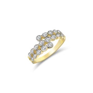 Series Galaxy Three-Row Diamond Ring