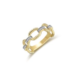 Series The Universe Bold Chain Diamond Ring