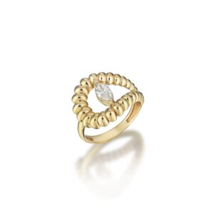 Series 7.83 Marquise Twist Pinky Ring